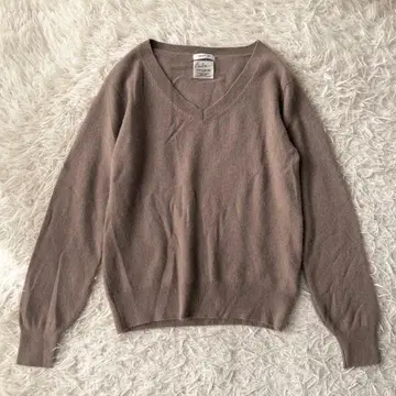 FRAY I.D 프레이 아이디 V넥 니트 캐시미어 100%