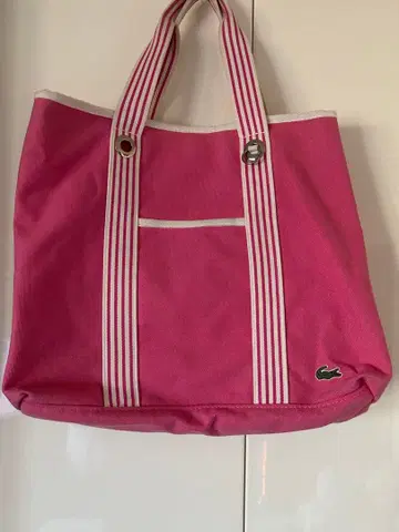 Lacoste 핑크 토트백