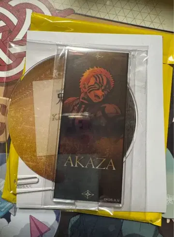 귀멸의 칼날 무한성편 키 비주얼 랜덤 아크릴 코스터 B 아카자