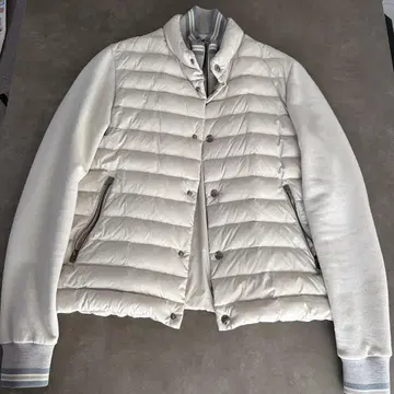 새상품급 HERNO RESORT 캐시미어 혼방 하이브리드 다운 자켓