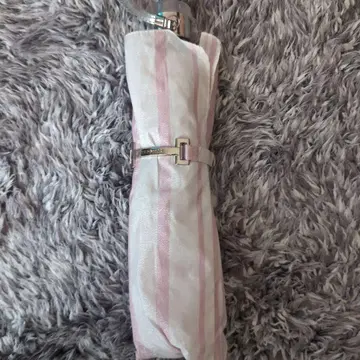 미사용 ANTEPRIMA 접이식 우산 핑크와 화이트