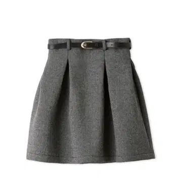 스나이델 벨티드 스트럭처 미니 스커트