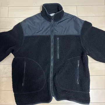 H&M 블랙 플리스 자켓