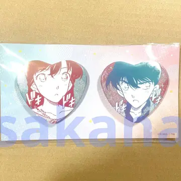 코난랜드 앱 페어 시리즈 캔뱃지 세트 신이치 란