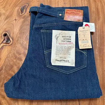 STUDIO D'ARTISAN SD-DO1 천연 네이비 나염 데님