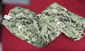 카모 패턴 카고 팬츠 복수 포켓