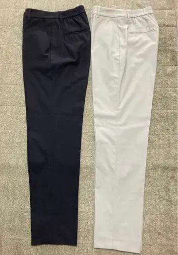 플라스테 린넨 블렌드 스틱 팬츠 톨 사이즈 M 2세트