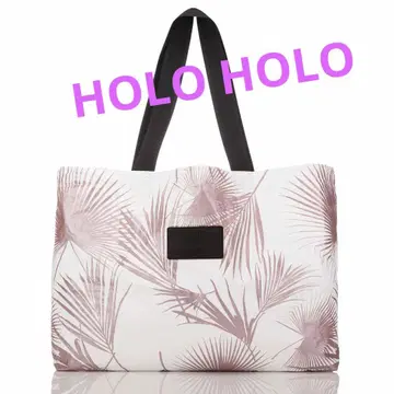 알로하 컬렉션 호로호로 토트(리버서블) 플라 백 핑크 골드