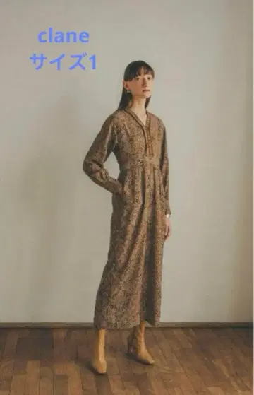 완판 CLANE 클라네 페이즐리 원피스 사이즈 1