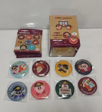 별의 커비 한큐 전차 콜라보 자수 캔뱃지 전 8종 세트