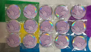 ChroNoiR 뉴 레트로 스타일 카나에 캔뱃지 15개 쿠로노와