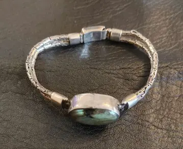 정품 보증 실버 팔찌