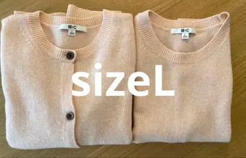 유니클로 캐시미어 크루넥 숏 가디건 베스트