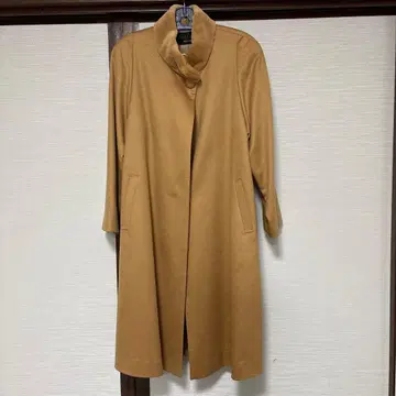 새상품급 PIACENZA 캐시미어 카멜 롱 코트