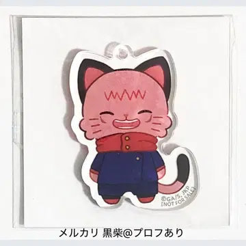 주술회전 with CAT 오야스미 아크릴 슬라이드 키링 특전 이타도리