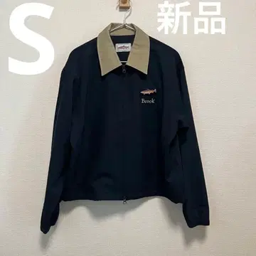 Brook 집업 자켓 네이비 베이지