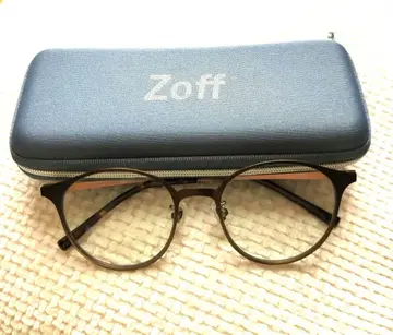 Zoff 조프 라운드형 안경 UV 렌즈 (도수 없음) 케이스 포함