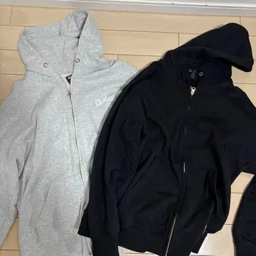 Quiksilver 풀 집업 후드티 2색 세트