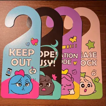 aespa potd DOOR SIGN 도어사인 트레이딩 카드 없음