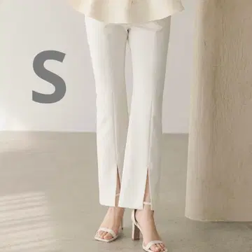 anuans 아뉴앙스 스트레치 슬릿 플레어 팬츠 S