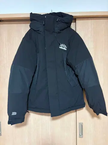 JaVa. 후드 부착 다운 자켓 M 블랙