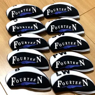 포틴 FOURTEEN 아이언 커버 10개 세트 화이트