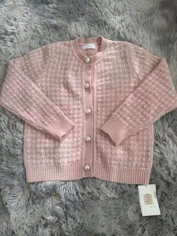 스나이델 홈 핑크 가디건 F