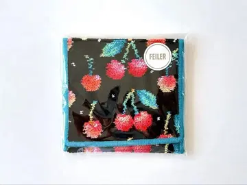 미개봉 체리 도트 손수건 파우치 블랙 페이러