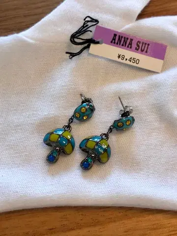 ANNA SUI 버섯 디자인 귀걸이 안나수이