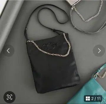 ear PAPILLONNER <소가죽> 엠보싱 2WAY 숄더백