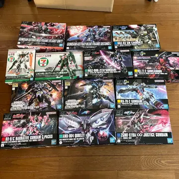 HG 건담 프라모델 세트 11점