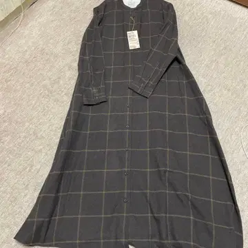 MUJI 짙은 갈색 원피스