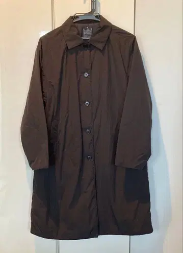 무인양품 발수 솜 스텐카라 코트 블랙 XS