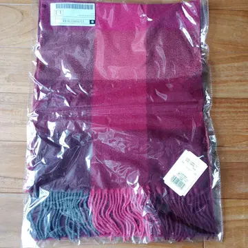 캐시미어 인터모드 머플러 빨간색 계열