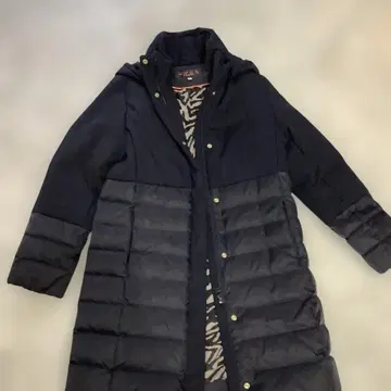 새상품급 EVEX 다운 자켓 네이비 M