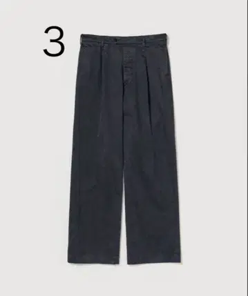 AURALEE PRODUCT DYED FINX CHINO ONE-TUCK