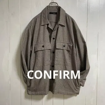 CONFIRM 하운드투스 체크 라이트 아우터 L 사이즈