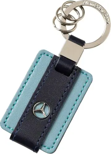 [ 메르세데스 벤츠 컬렉션 ] 정품 키링 바이컬러 블루