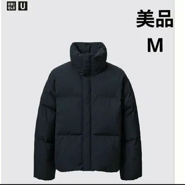 새상품급. 유니클로 패디드 볼륨 자켓 블랙 M 사이즈 UNIQLO