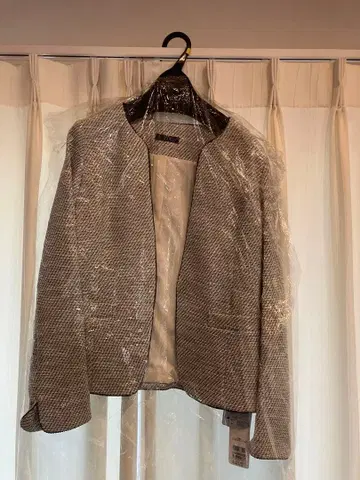 미사용 a.v.v 카르제 트위드 스트레치 키넥 자켓 S