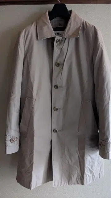 MHL. FINE TOUGH POPLIN COAT 040BEIGE