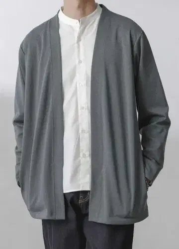 [ 나노 유니버스 ] 더블 저지 경량 가디건