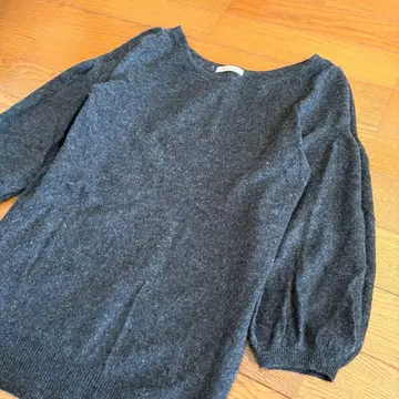 실크 캐시미어 상의