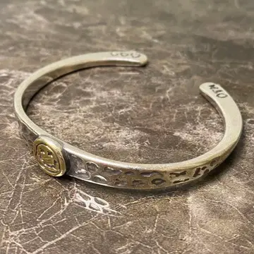 SILVER925 BANGLE BRACELET HAMMERED 뱅글