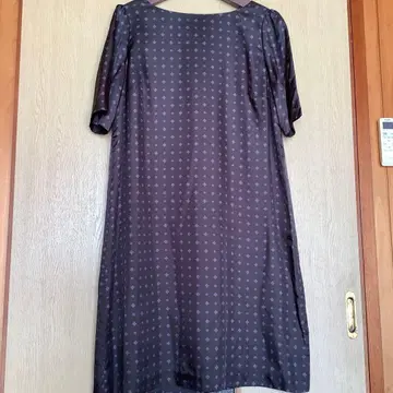 KEITH 다크 브라운 도트 무늬 원피스 44 사이즈