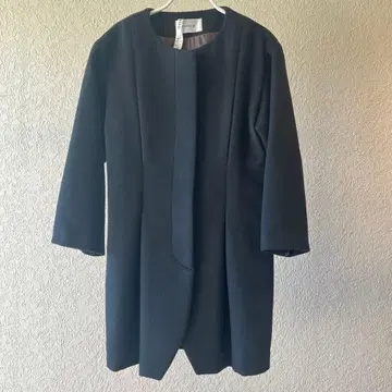 프레이 아이디 FRAYID 퍼 달린 노카라 블랙 코트 클리닝 완료