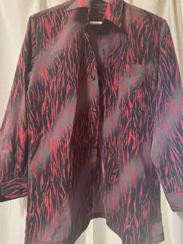 셔츠 레오파드 무늬 S 사이즈