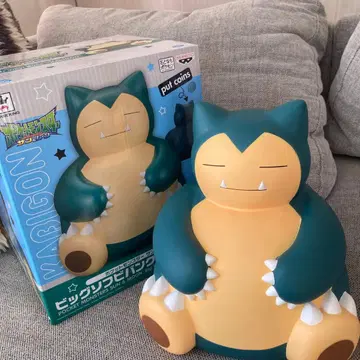 [ 새상품급, 미사용 ] 포켓몬스터 카비곤 빅 소프트 비닐 저금통