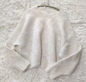 그린 라벨 릴랙싱 알파카 MIX 샤기 풀오버 니트 F