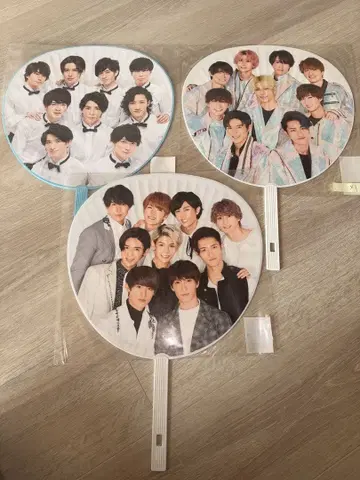 SnowMan 카운트다운 콘서트 도쿄돔 8.8 집합 부채 3장 세트